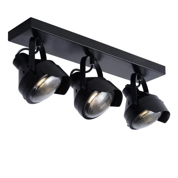 Lucide CICLETA - Spot plafond - 3xGU10 - Noir - détail 3